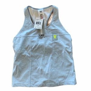Adidas Work Out Racer Back Light Blue Tank